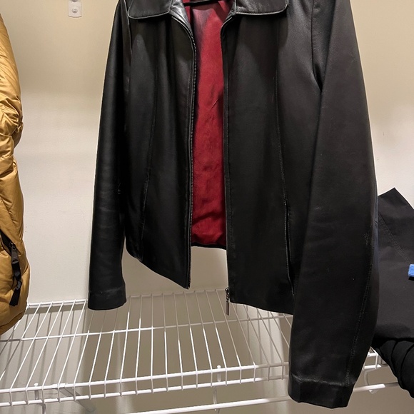 Oleg Cassini Genuine leather jacket - Picture 4 of 7